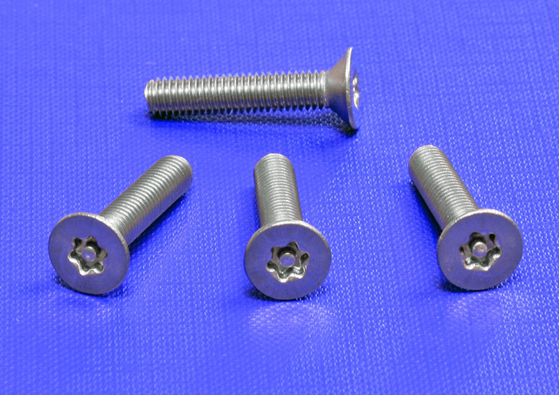 Countersunk Head TX Pin Securty Screws A2