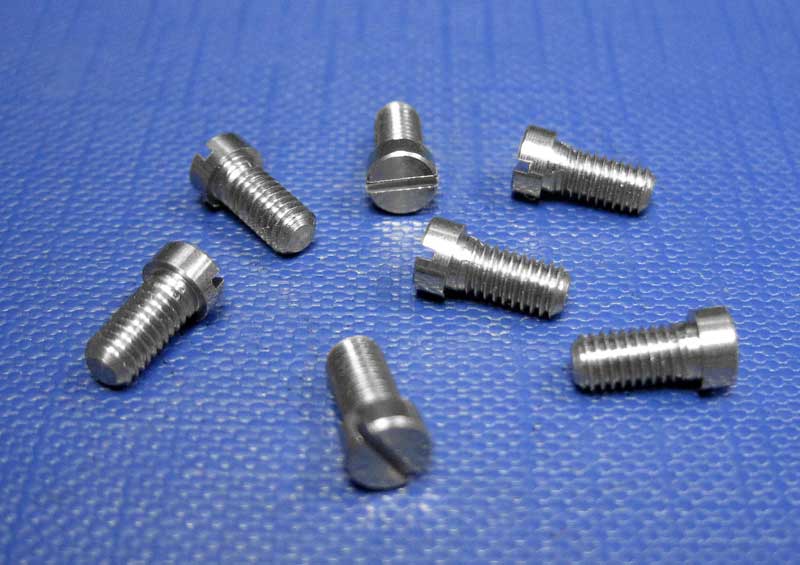 Pan Head Slotted Screws Small Head A2